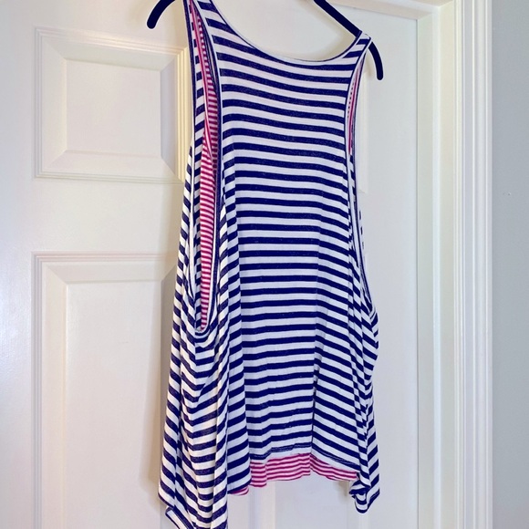 Ella Moss layered striped tank size M - Picture 6 of 7